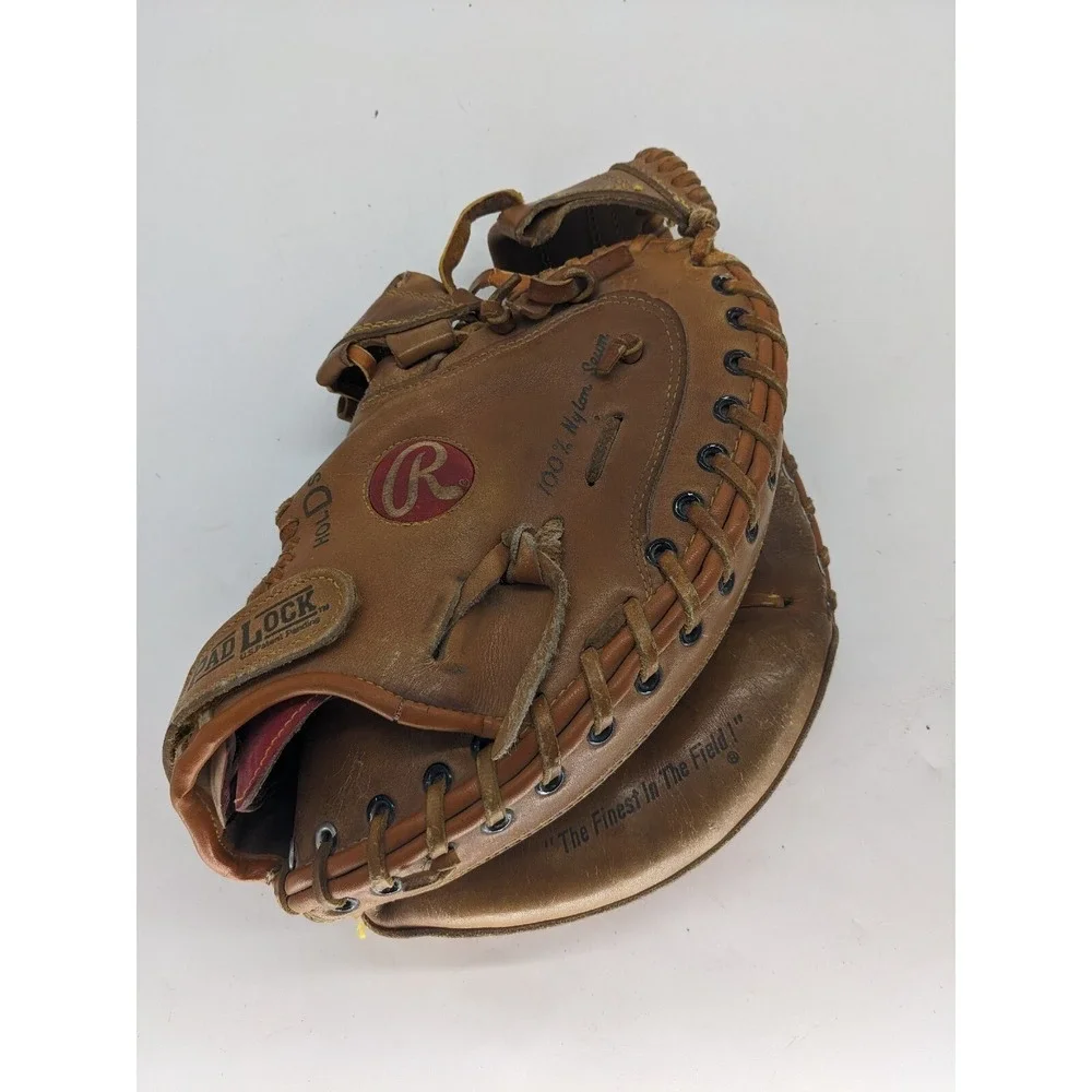 Rawlings Fastback Catchers Mitt RCM7 Mike Piazza Dual Wing *READ* RHT B3